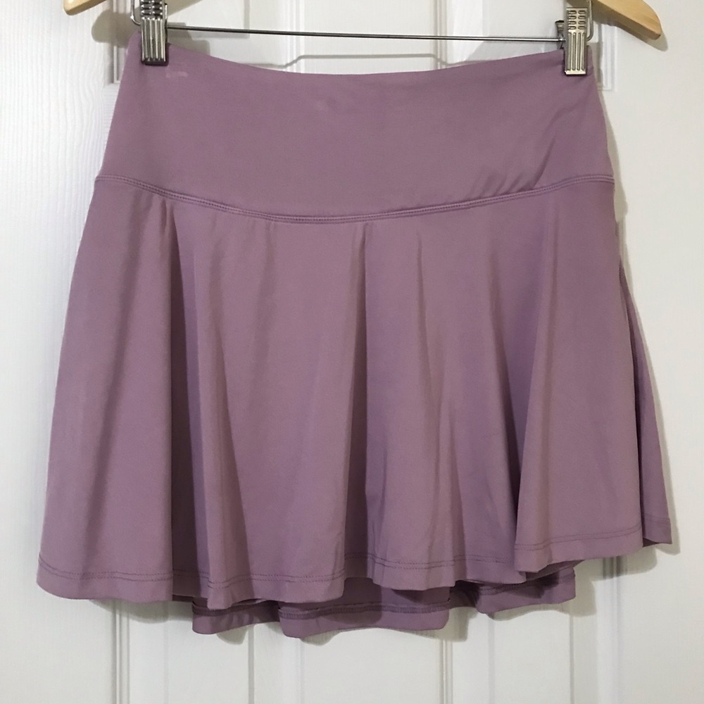 Lavender High-Waisted Skort - Picture 2 of 6